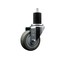 Service Caster 3.5'' Gray Poly Wheel Swivel 1-3/4'' Expanding Stem Caster SCC-EX20S3514-PPUB-134 - alternate 1